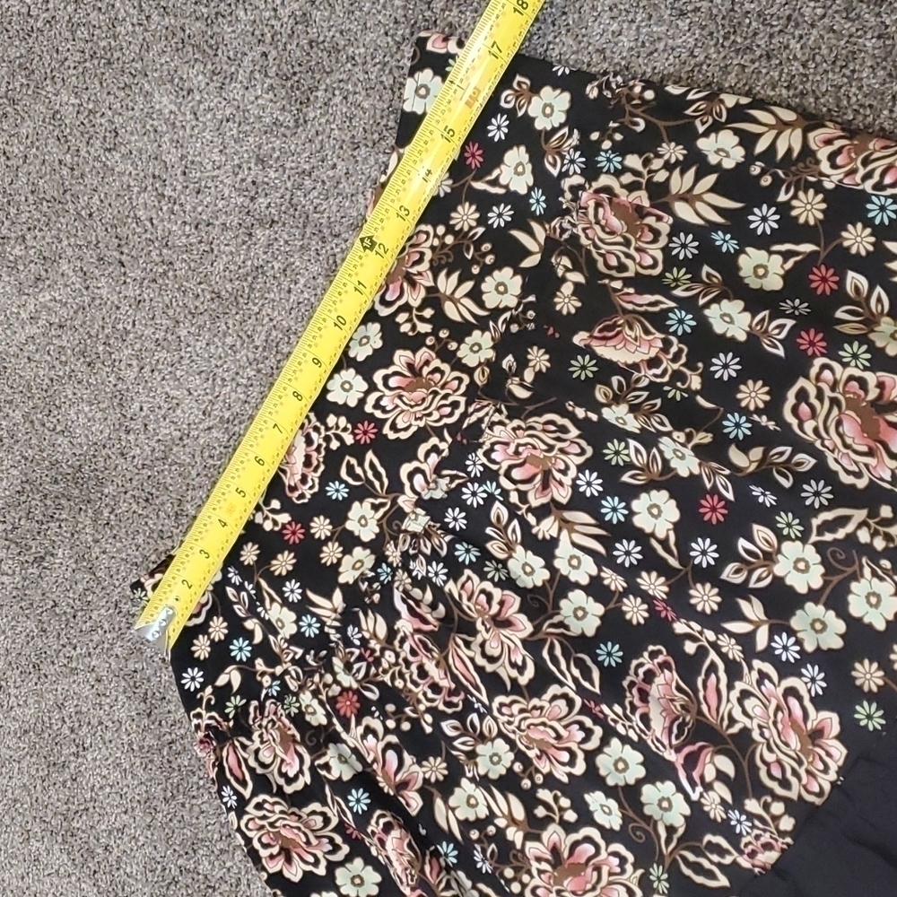Requirements floral skirt boho midi women sz 12 boho - Picture 5 of 9